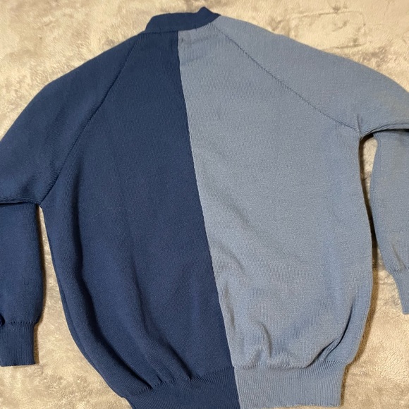 Comme des Garçons Shirt Split Blue Cardigan - Picture 6 of 9